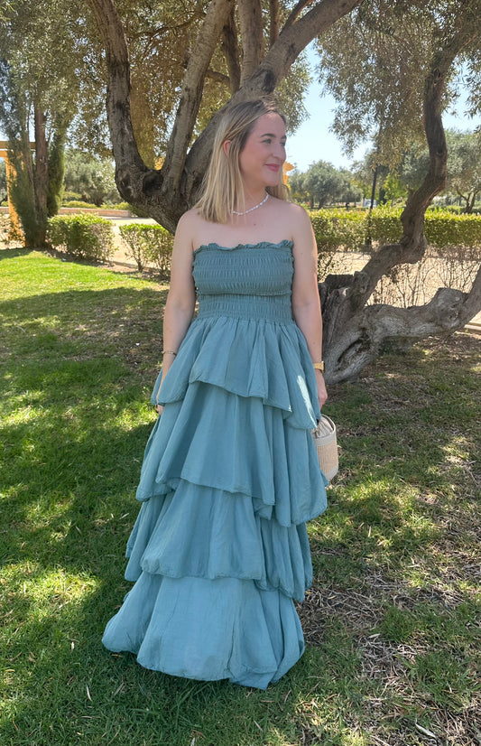 VESTIDO VOLANTES