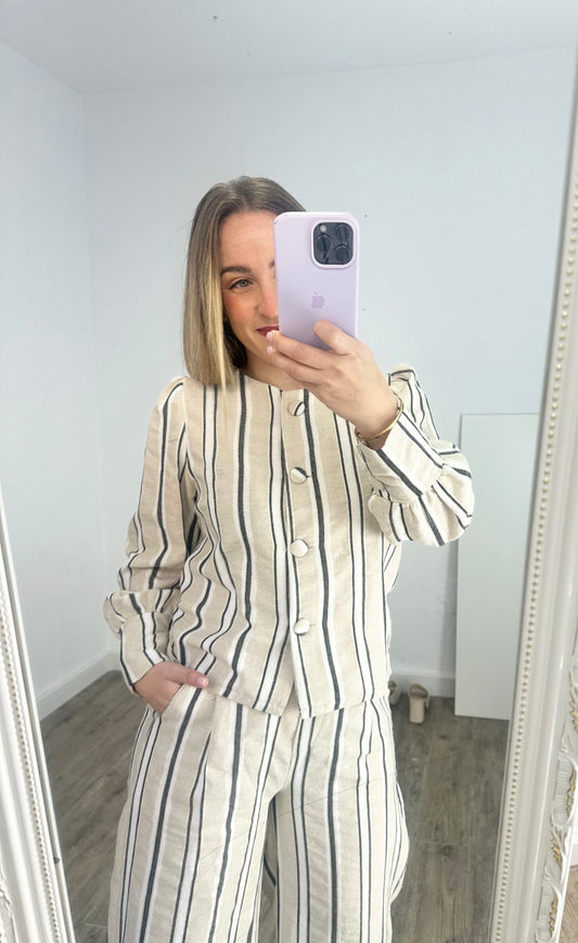 CHAQUETA RAYAS CAMILA