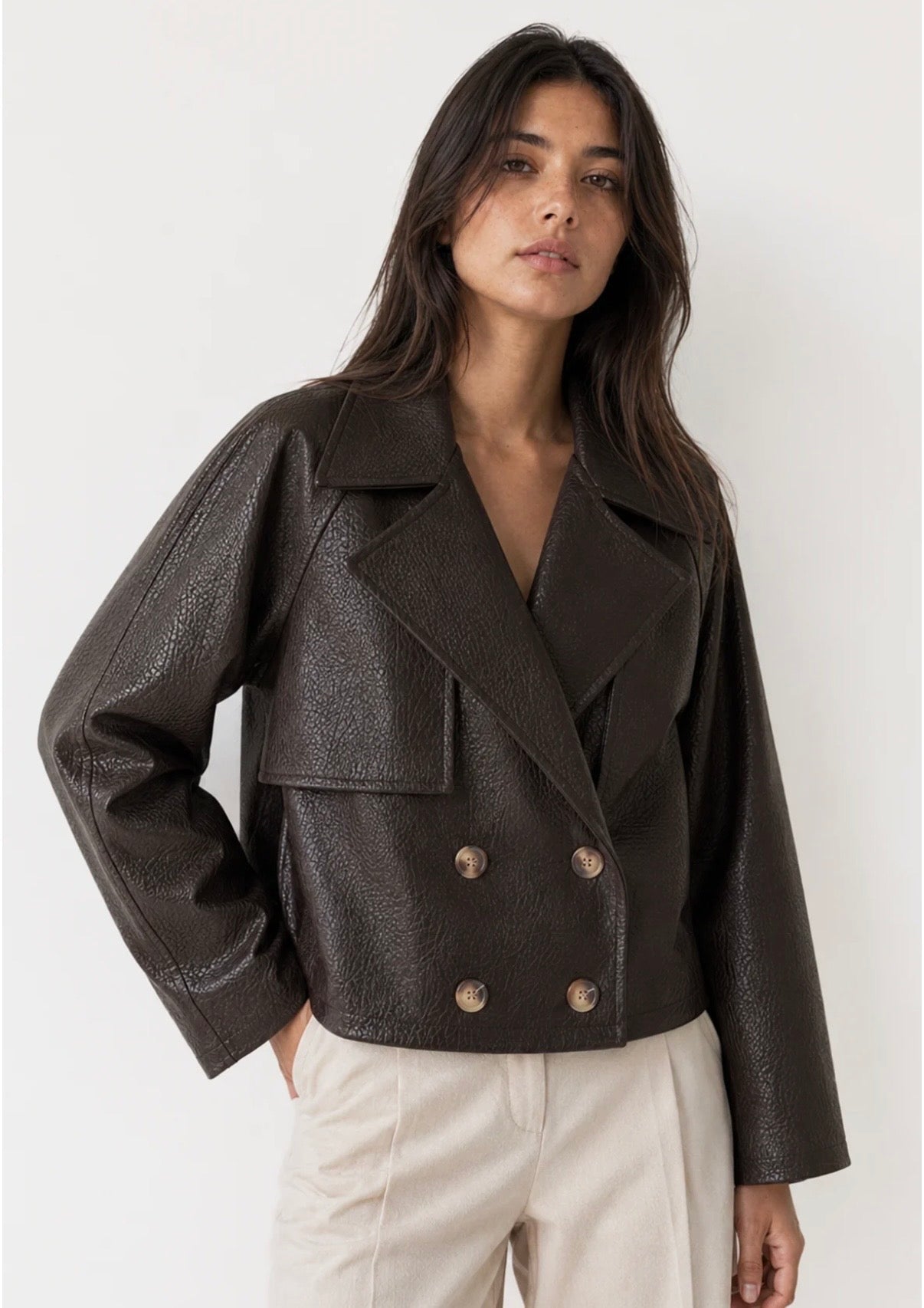 CHAQUETA MARRÓN