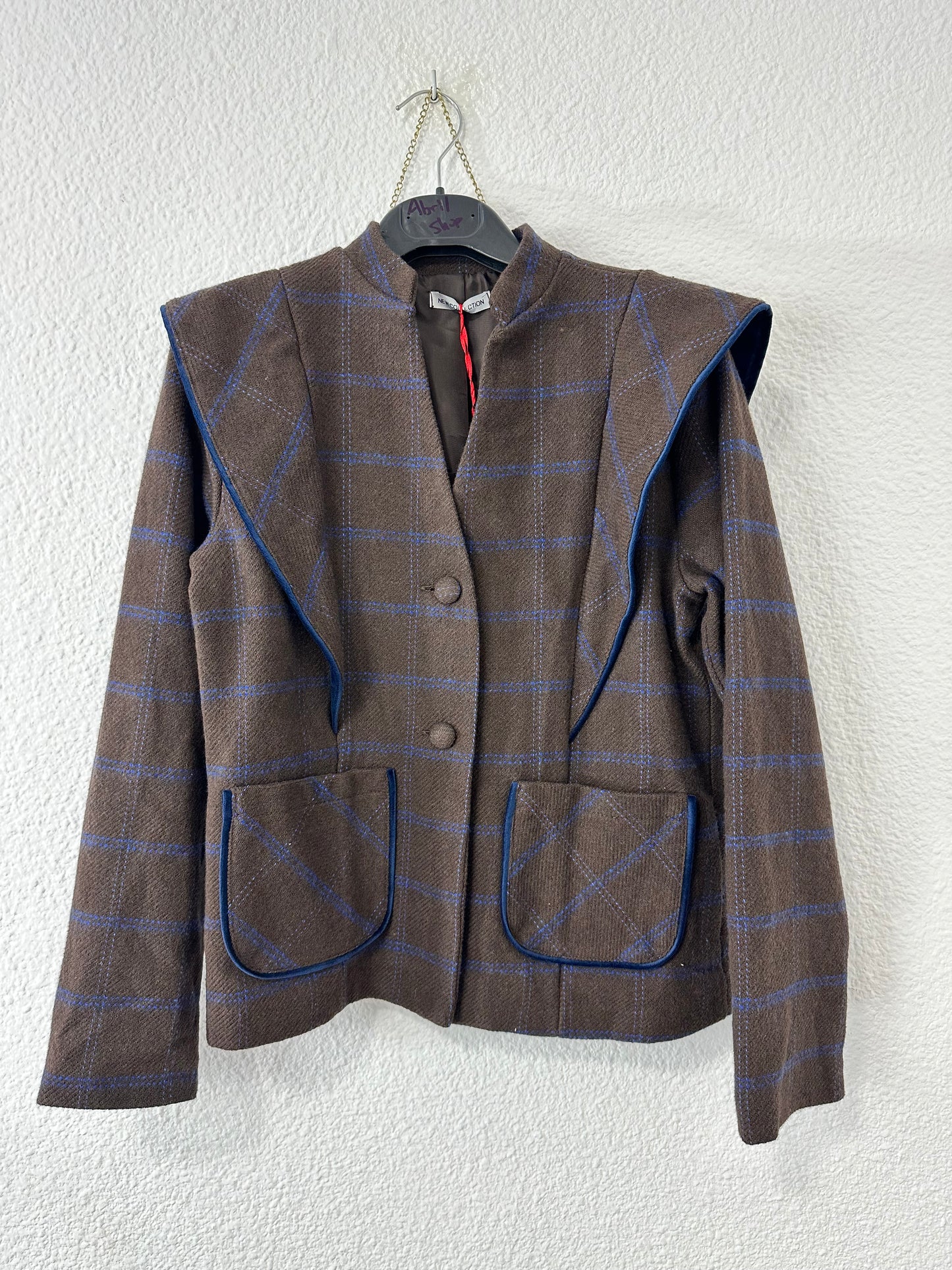 CHAQUETA TERCIOPELO AZUL