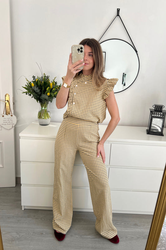 PANTALÓN MARTINA MOSTAZA