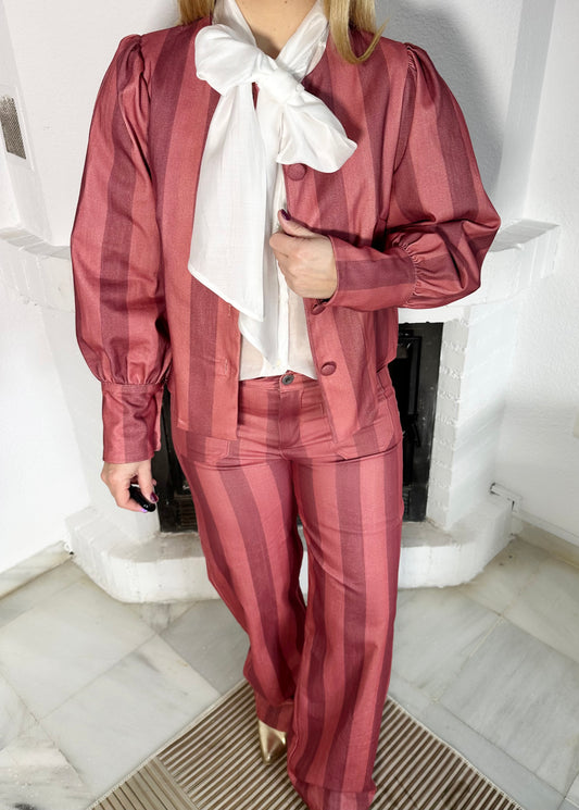 PANTALÓN RAYAS ROSA