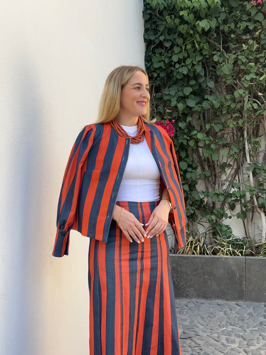 CHAQUETA RAYAS