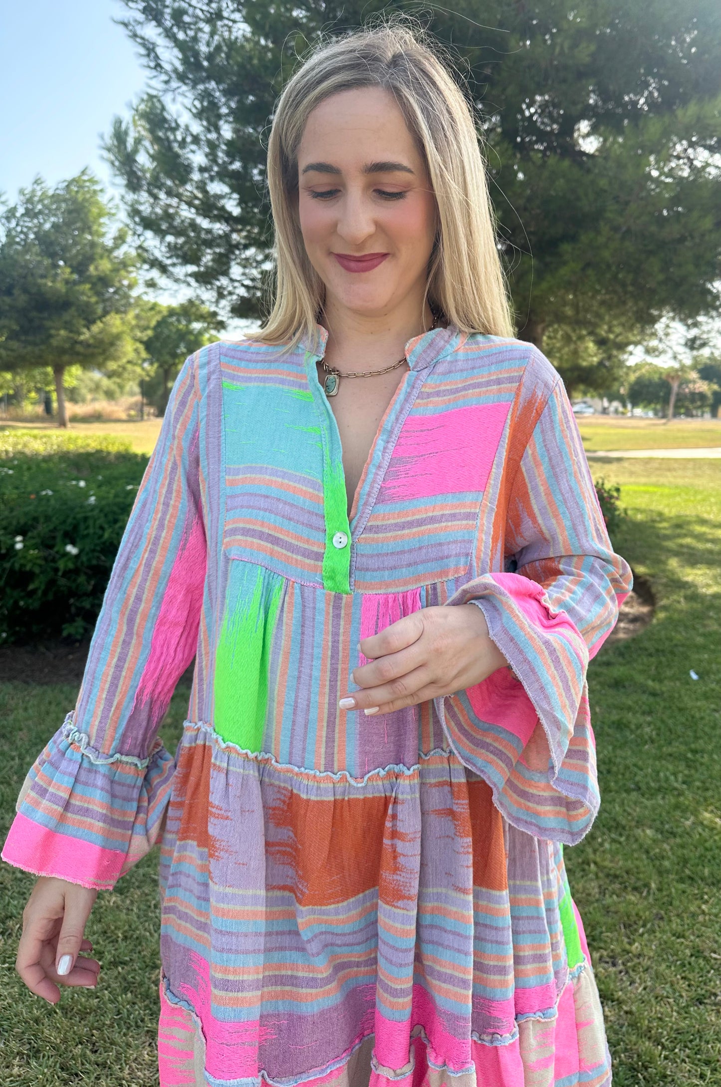 VESTIDO ÉTNICO CORTO