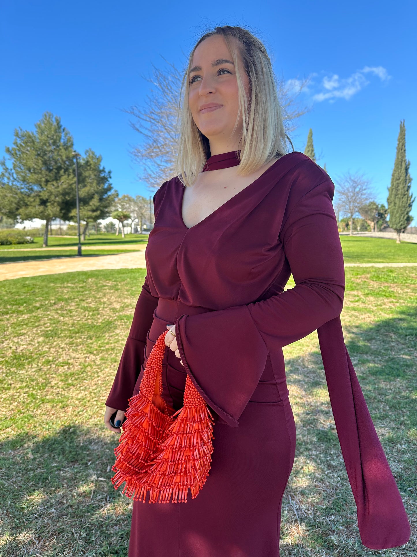 VESTIDO ANÁIS TINTO