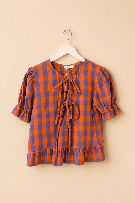 BLUSA LAZOS VICHY