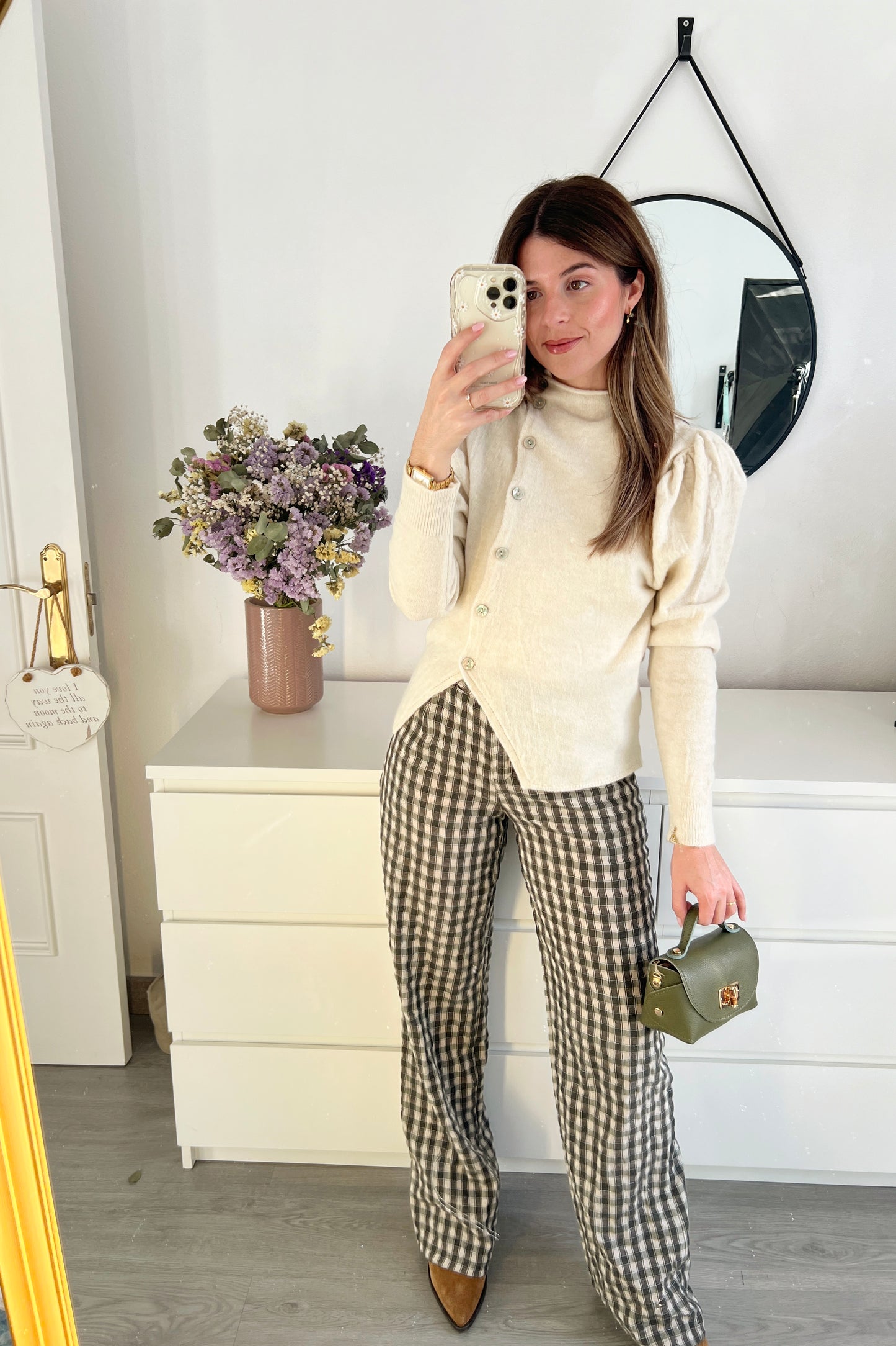 PANTALÓN VICHY VERDE