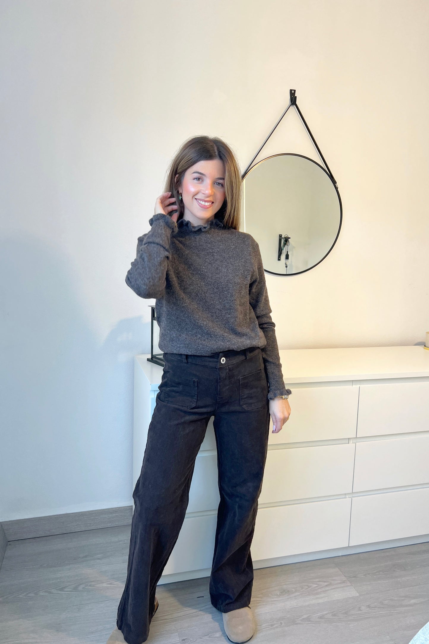 PANTALÓN PANA CHOCOLATE