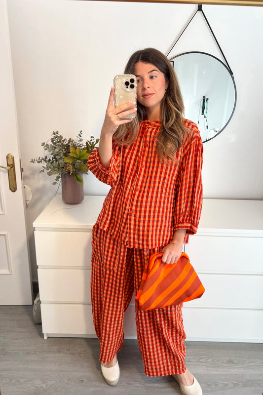 CONJUNTO MUSELINA VICHY