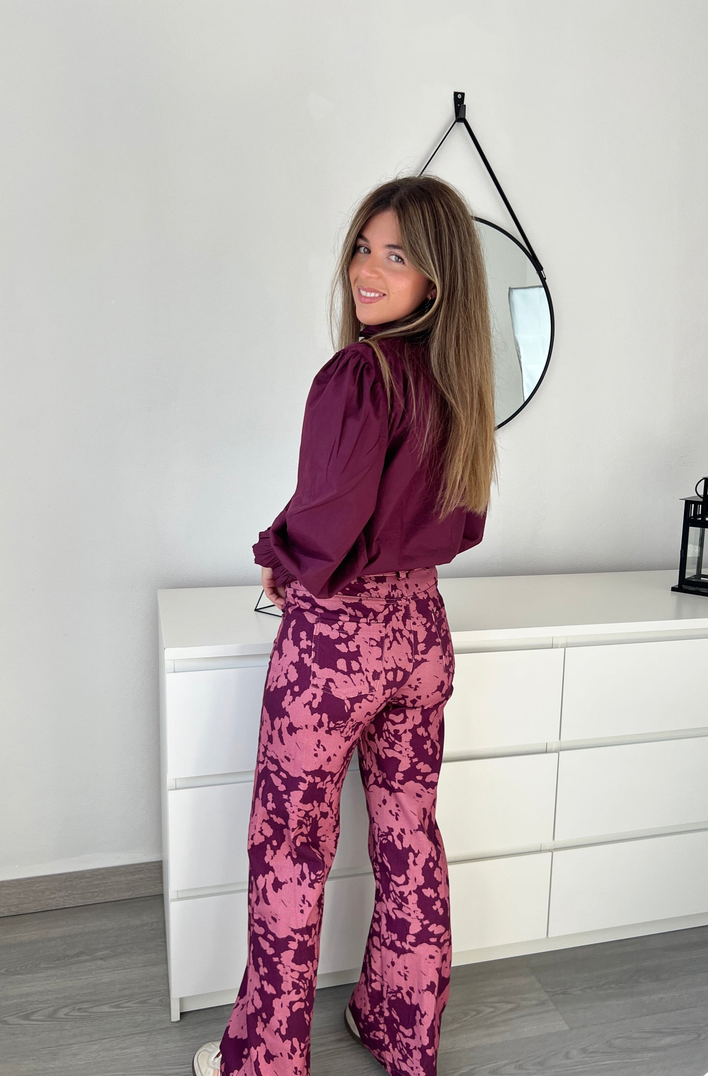 PANTALÓN BURDEOS
