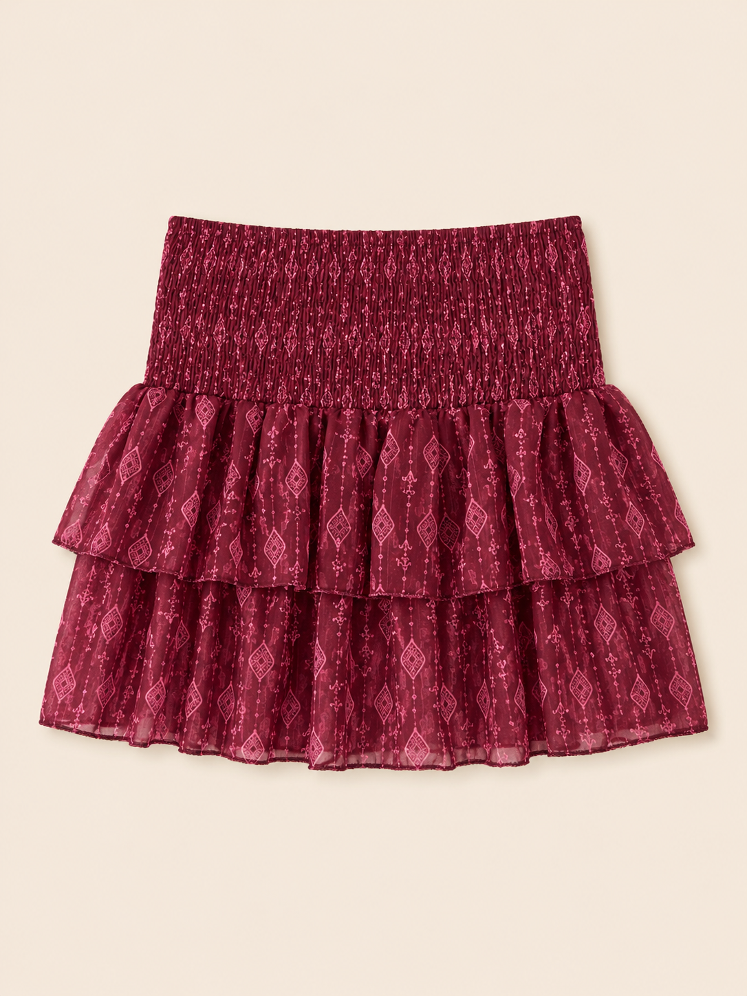 FALDA PANTALÓN BERENJENA