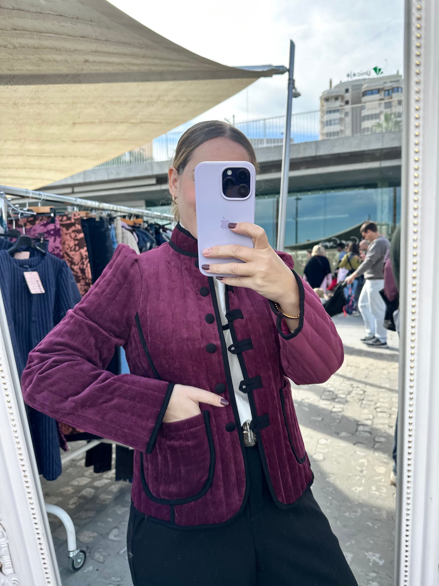 CHAQUETA INÉS TINTO