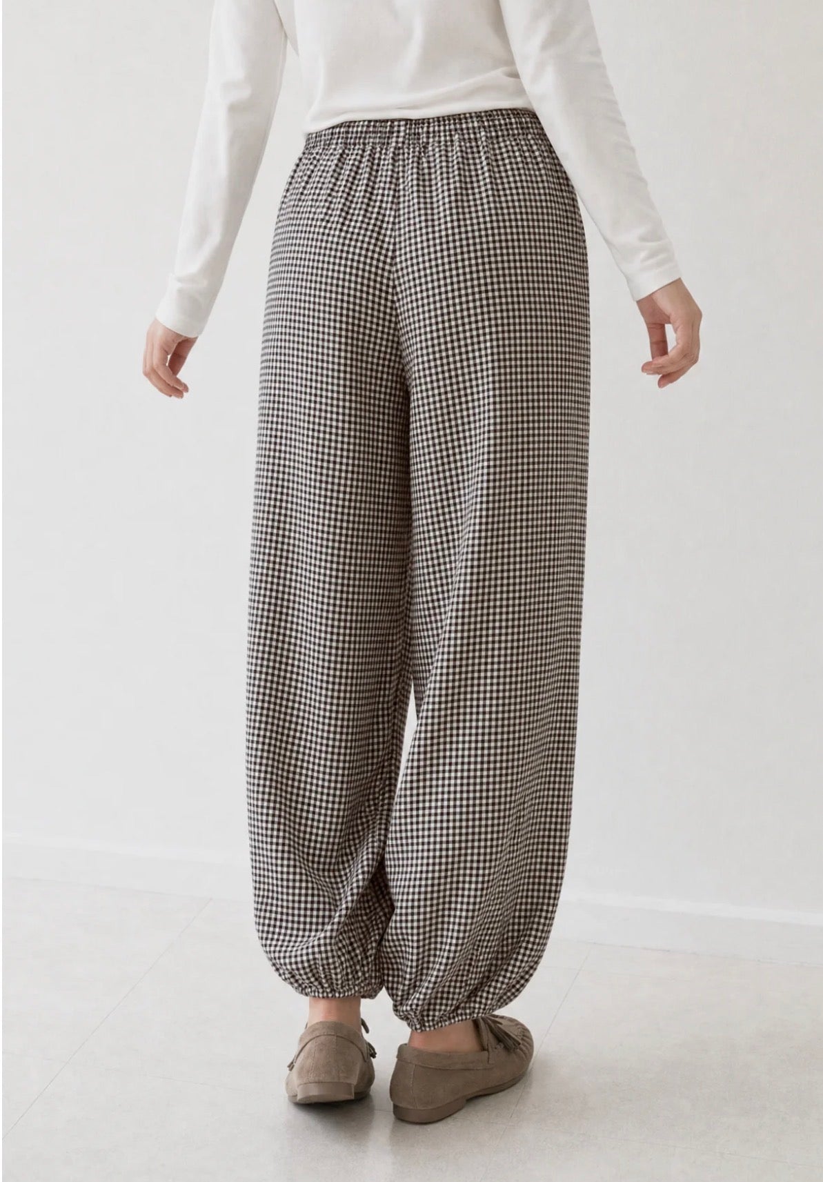 PANTALÓN VICHY MARRÓN
