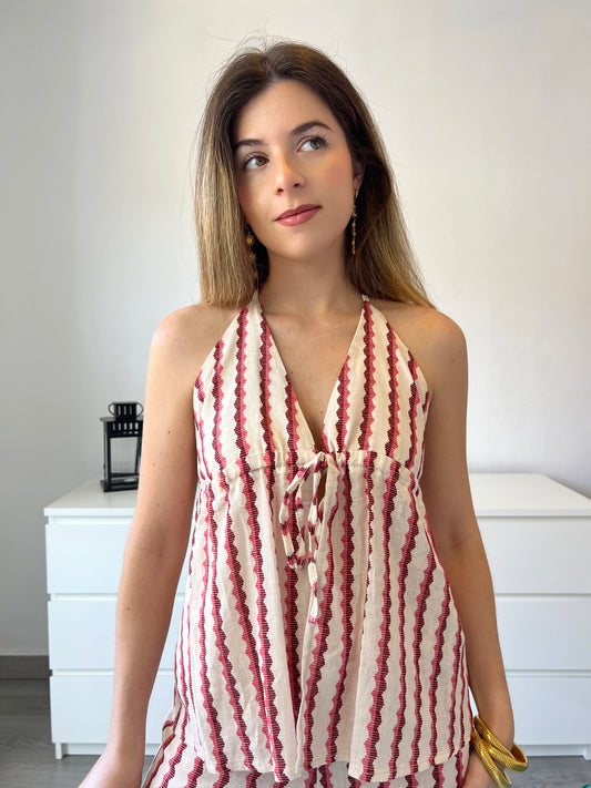 CONJUNTO TOP Y PANTALÓN