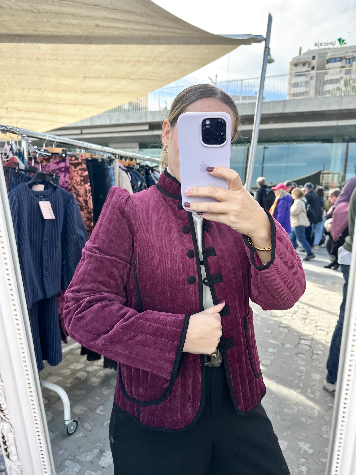 CHAQUETA INÉS TINTO