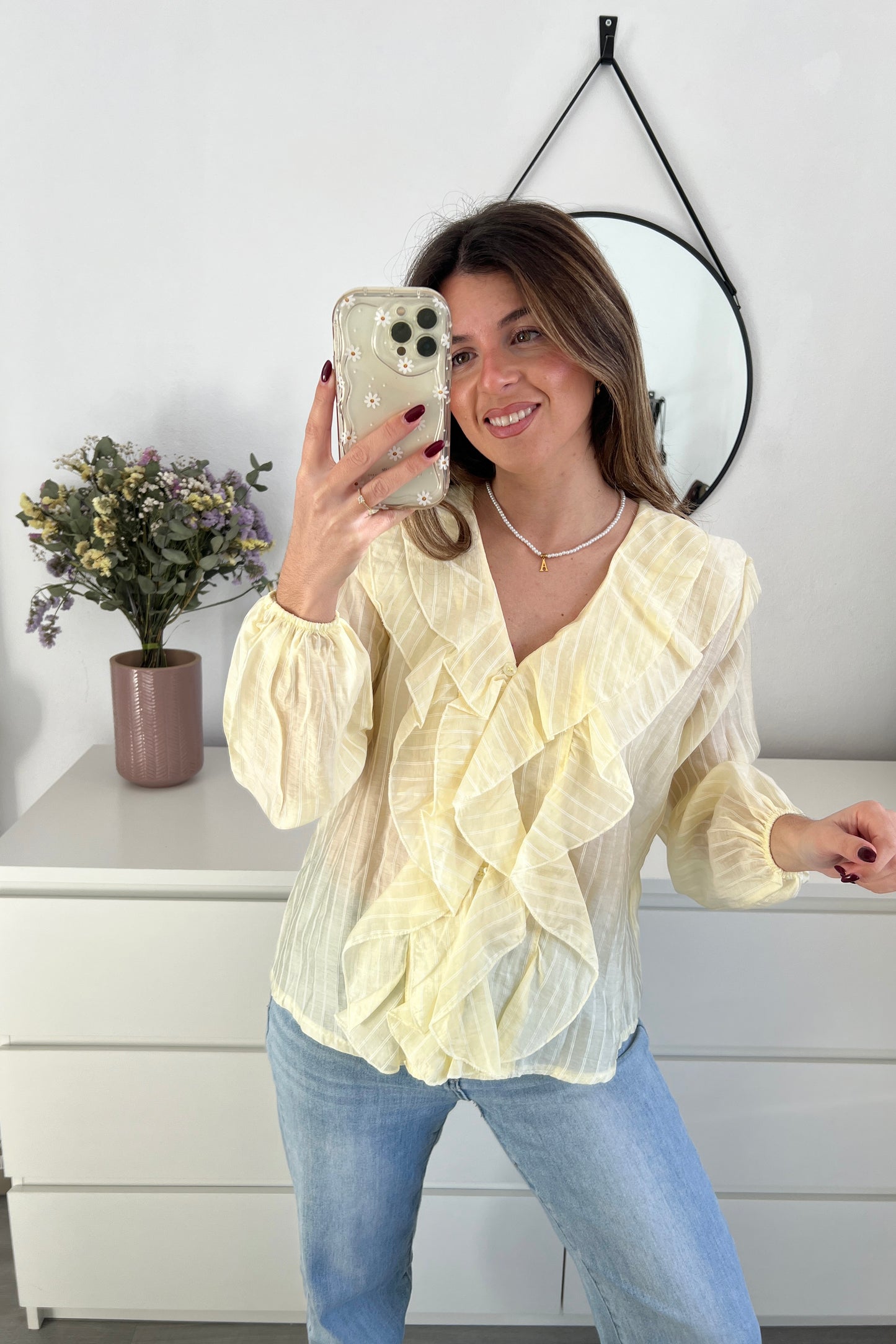 BLUSA CARLOTA AMARILLA