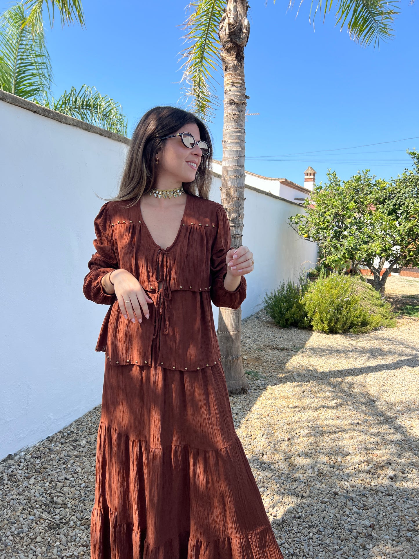 CONJUNTO ZAHARA TEJA
