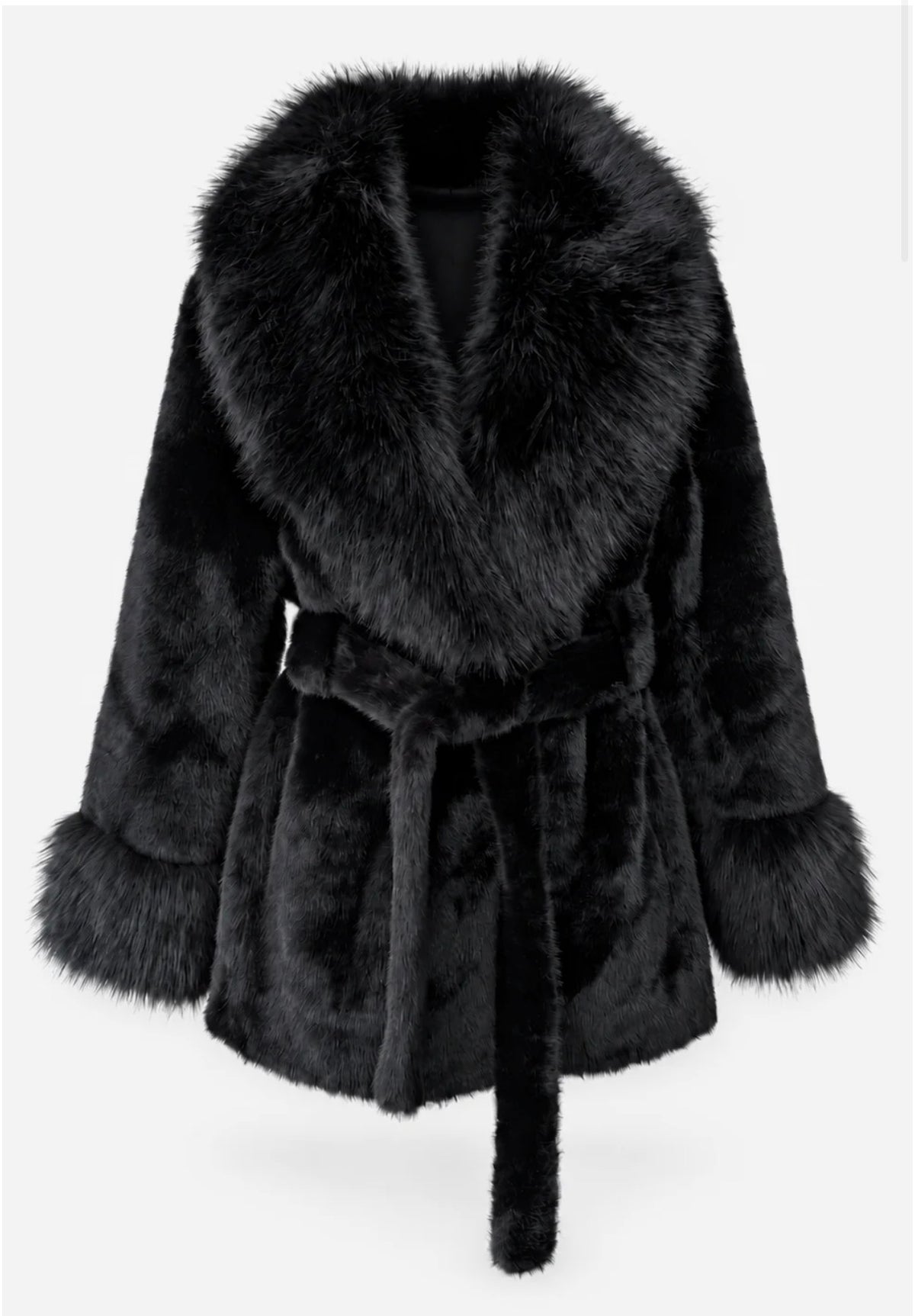 CHAQUETA PELO NEGRO