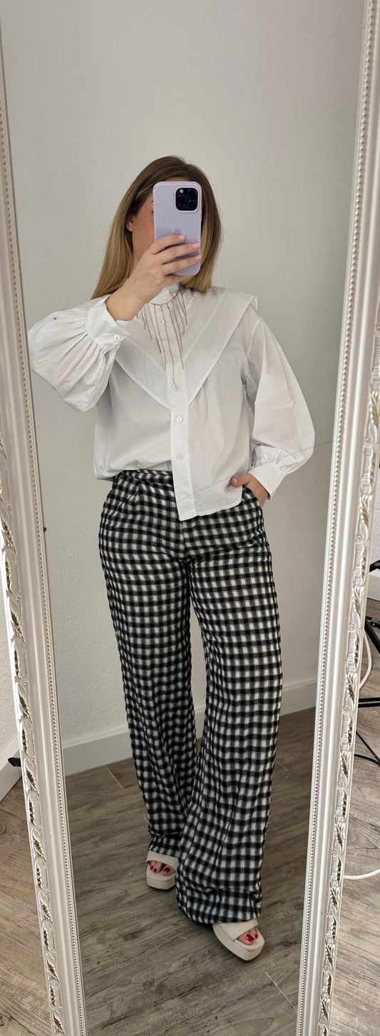 PANTALÓN VICHY NEGRO