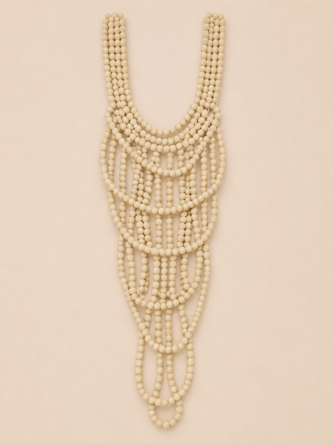 COLLAR MADERA BEIGE