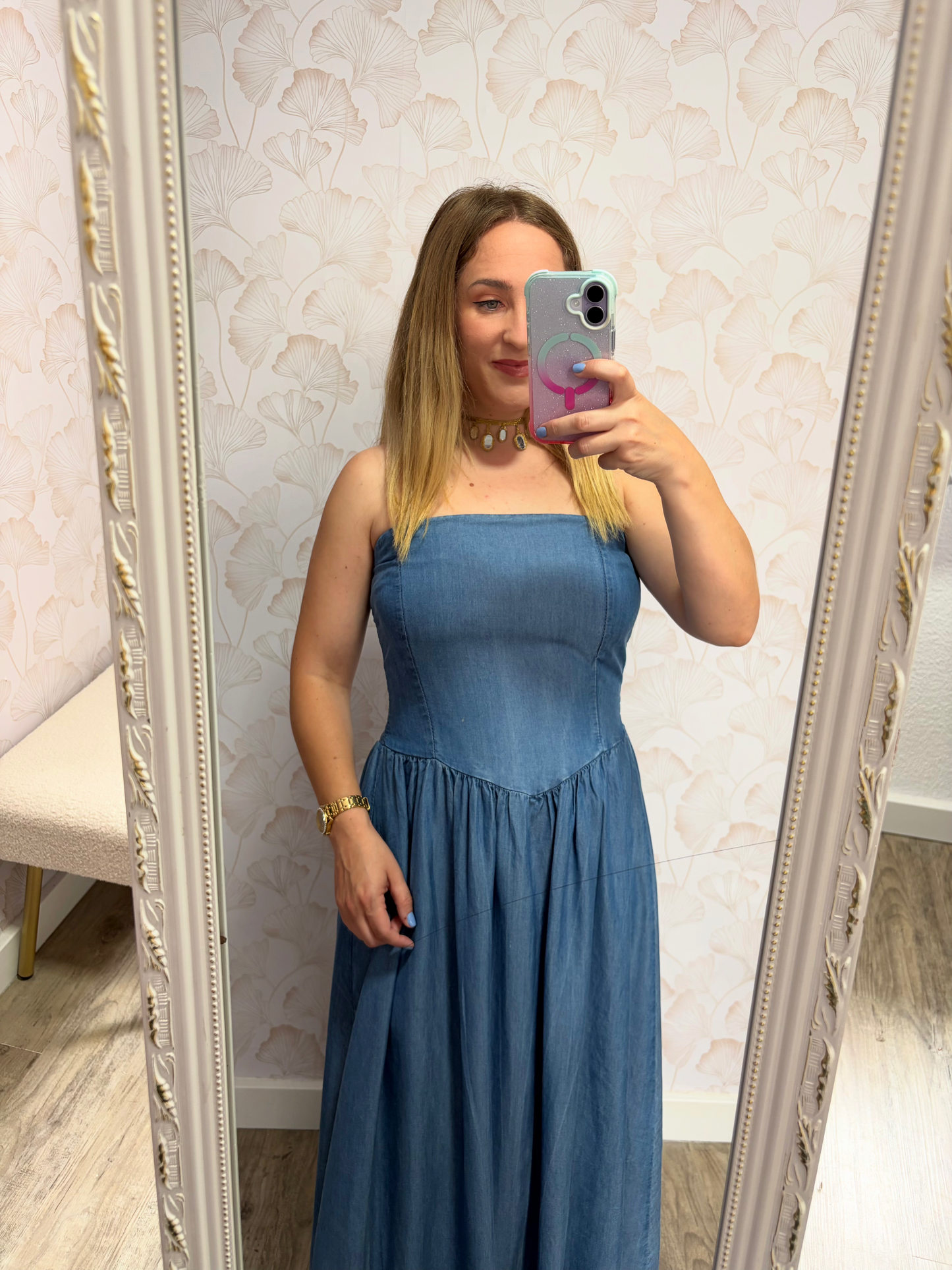 VESTIDO DENIM PALABRA HONOR