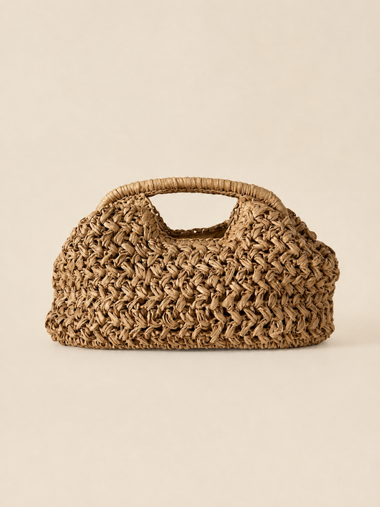 BOLSO RAFIA CAMEL