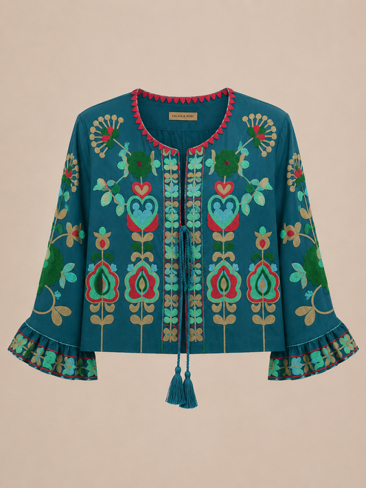 CHAQUETA INDIO AZUL